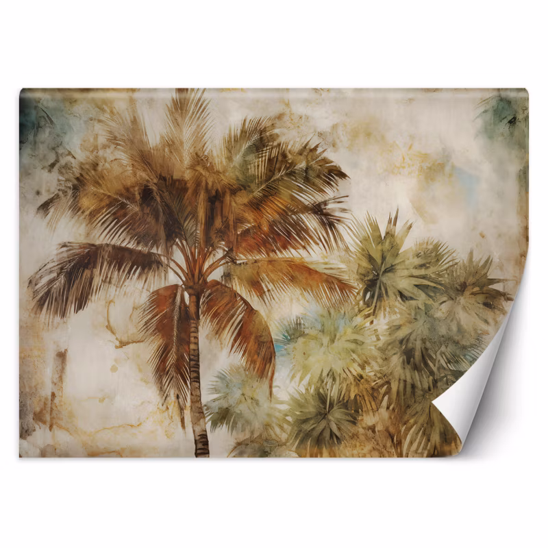 Fototapeta Feeby Tropikalne palmy w sepii 200×140 1 szt