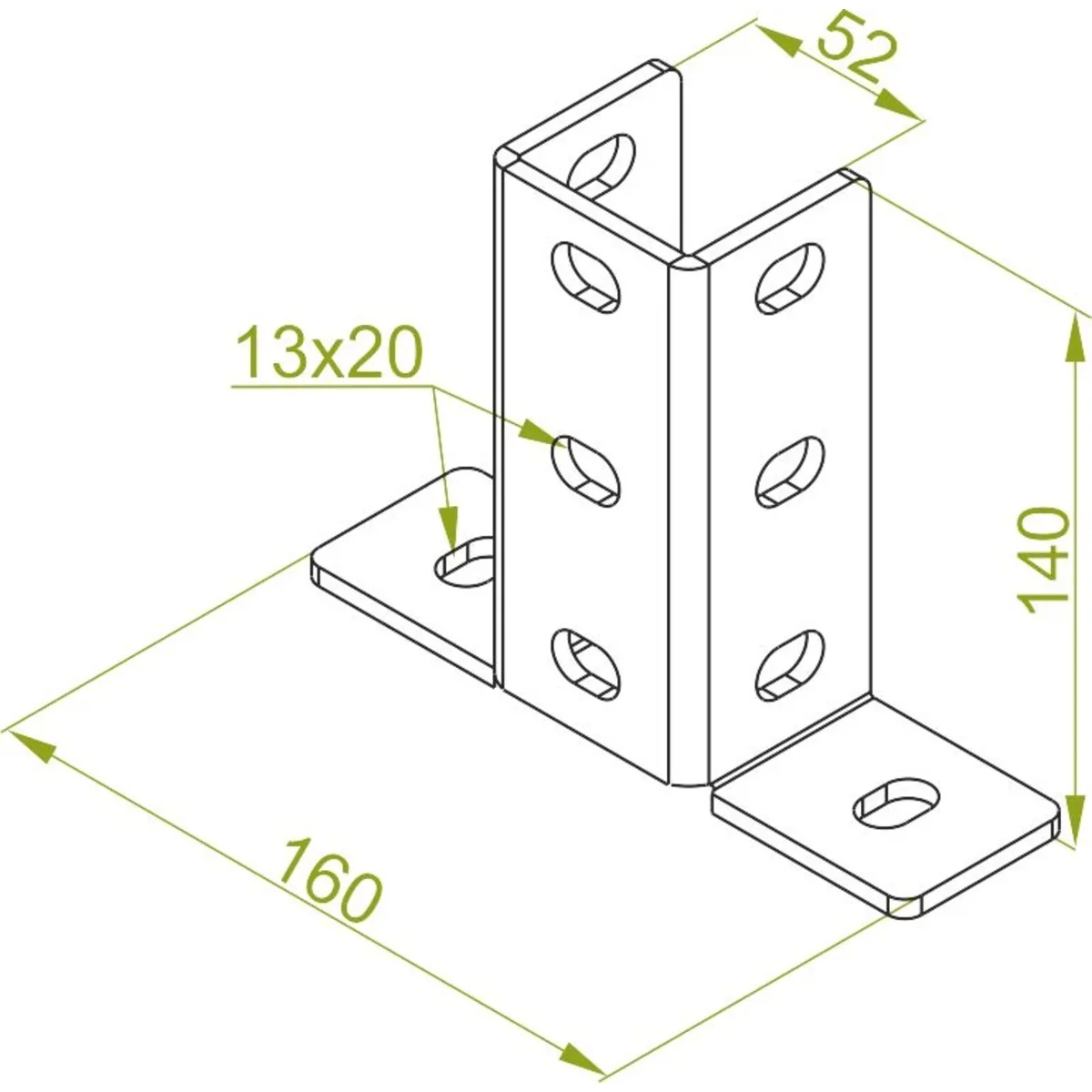 PVC50 Podstawa ceownika 661320