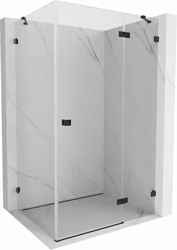 Kabina prysznicowa Mexen Lunar czarna 85×80 cm 1 szt.
