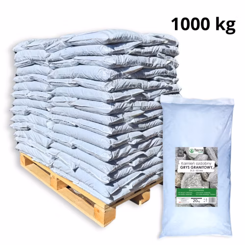 Grys granitowy Terra Feniks 31,5-63MM 1000 kg (50 x 20 kg) 1 szt.