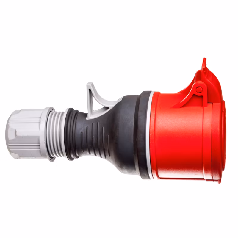 Gniazdo Siłowe Przenośne Twist Elektromet 32A 5P 400V IP44 Czerwone 1 Szt.