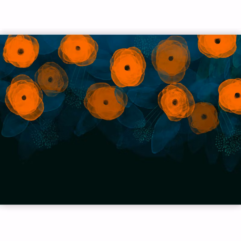 Fototapeta flizelinowa Artgeist 170 g/m2 wodoodporna Kwiaty wielokolorowa 100×70 (2 części) 10093aa rolka 1 szt