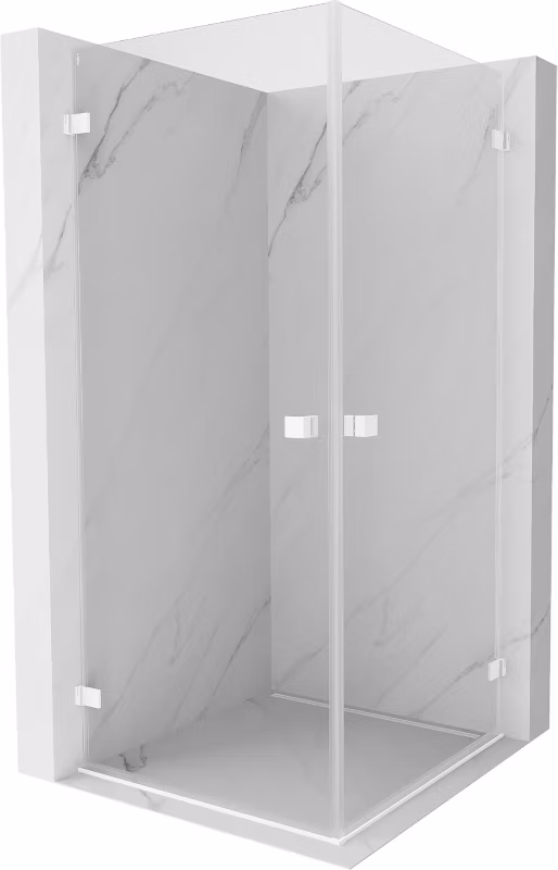 Kabina prysznicowa Mexen Lunar-B biała 100×100 cm 1 szt.