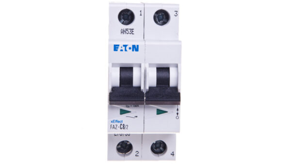 Wyłącznik nadprądowy 2P C 8A 15kA AC FAZ C8/2 278755