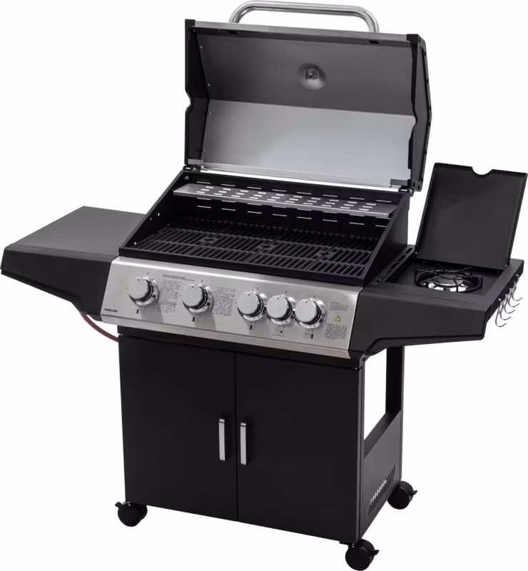 Grill gazowy czarny 4+1 / 15.75kW PROLINE 1 szt.