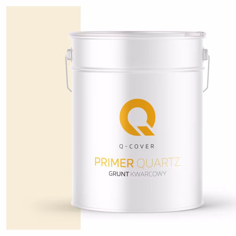 Grunt Kwarcowy pod Tynk Silikonowy Q-Cover Biel złamana w żółty F641 15KG