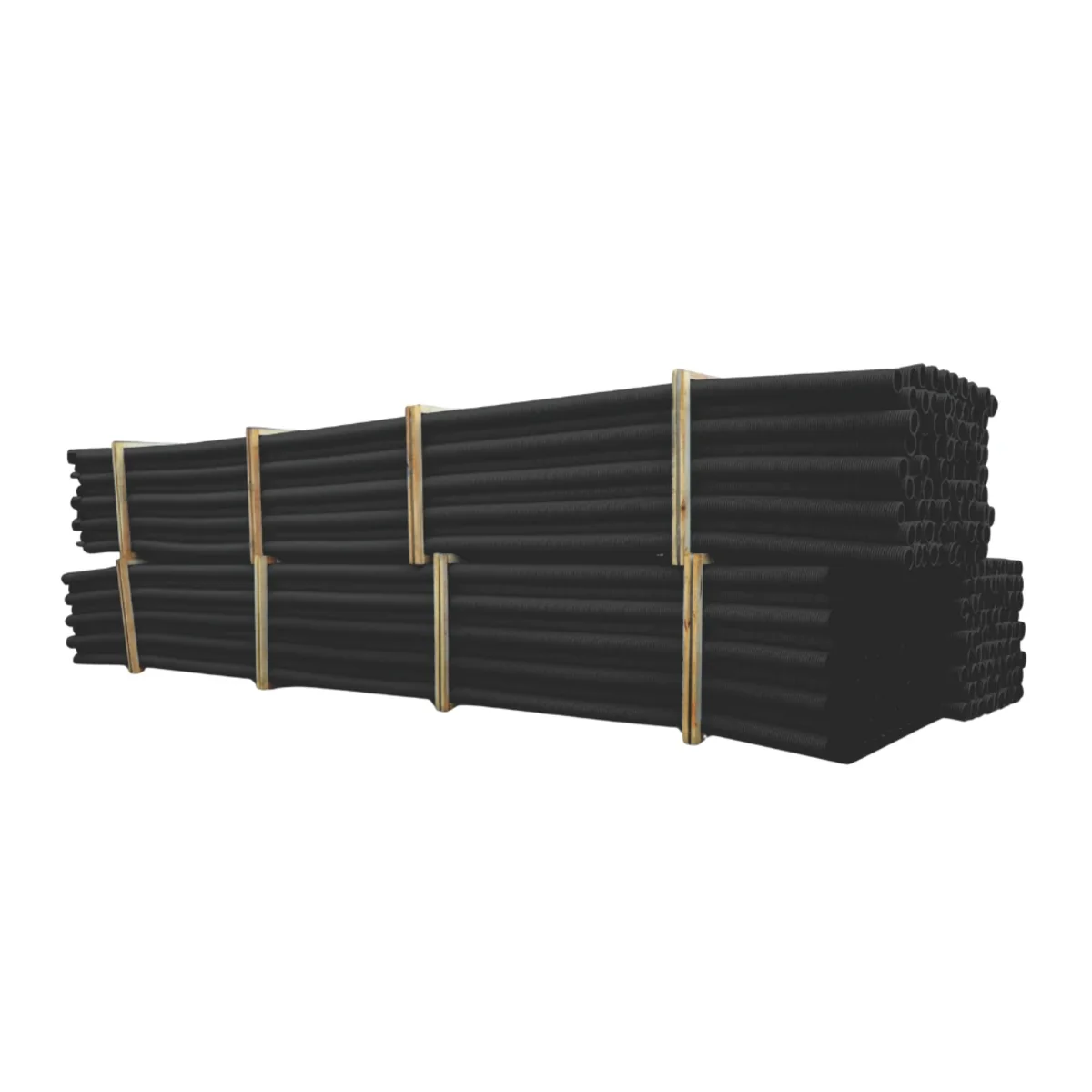 Rura karbowana dwuwarstwowa w odcinkach RODO 110/92 – 6 mb-czarna 450N (48szt/paleta) 11695