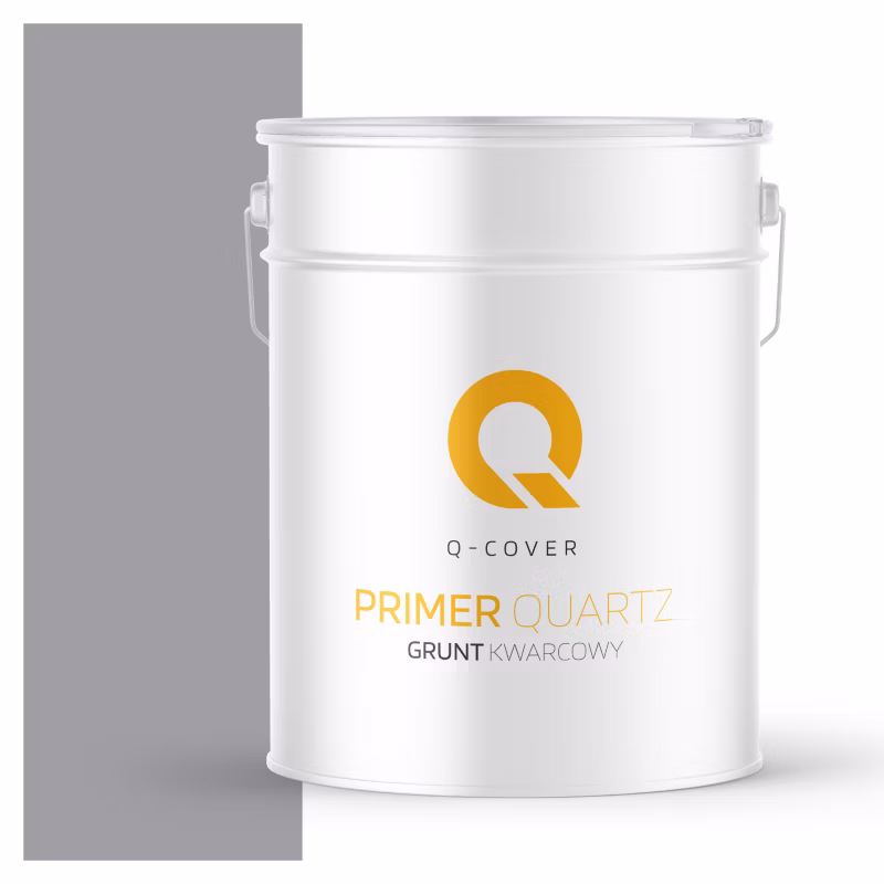 Grunt Kwarcowy pod Tynk Mozaikowy Q-Cover Szary M04 15KG