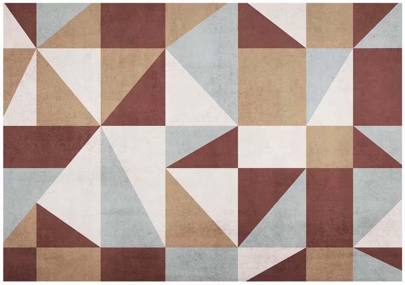 Fototapeta WALLARENA Do Sypialni Salonu Na Flizelinie Art Deco Geometria Abstrakcja Brązowy 312×219 cm 16004VEXXL 1 szt.