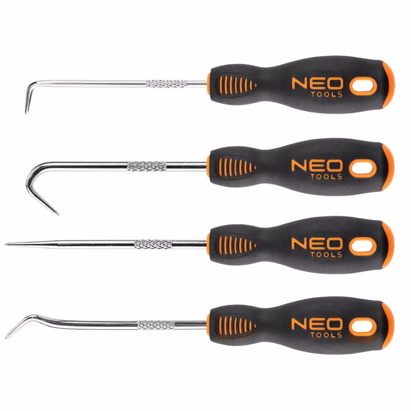 Haki NEO TOOLS 150 mm, zestaw 4 szt. 1 kpl
