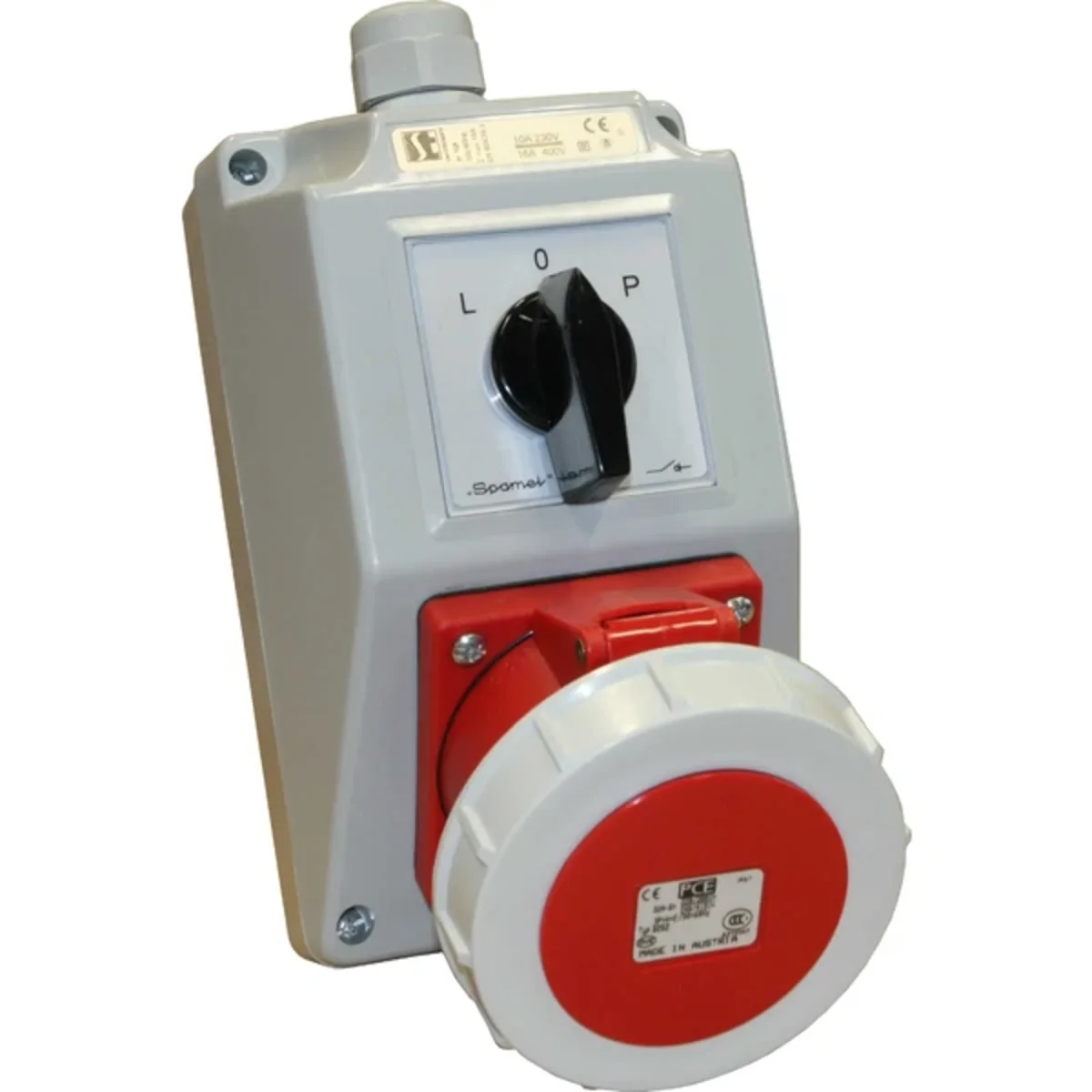 ZESTAW INSTALACYJNY IP67 L-O-P/16A,3P+N+PE,DŁAW.M25 ZI12R221