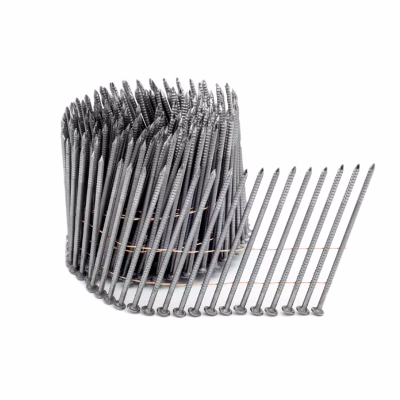 Gwoździe do gwoździarki Lun Fix 2,5×60 mm pierścieniowe łączone drutem 7200szt.