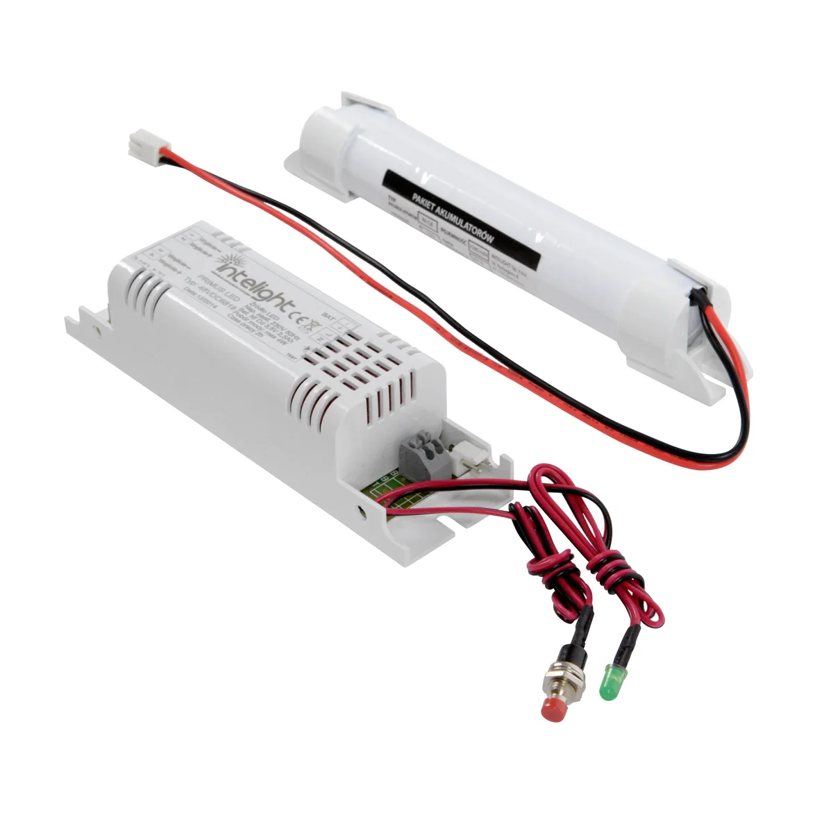 Zestaw PRIMUS LED D9/A 2h + NiCd 3xC 3,6V 2500mAh / Tuby Led jednostronnie zasilane [230V] IP20 / 99946 230V 99946