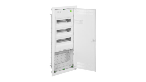 Rozdzielnica modułowa MSF TWIN RP 3×12 (PE+N) + 1×12 podtynkowa multimedialna IK05 IP30 2015-03