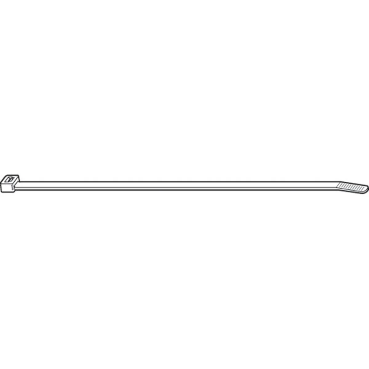 HOK 203 x 4,6 mm opaska kablowa biała 262516