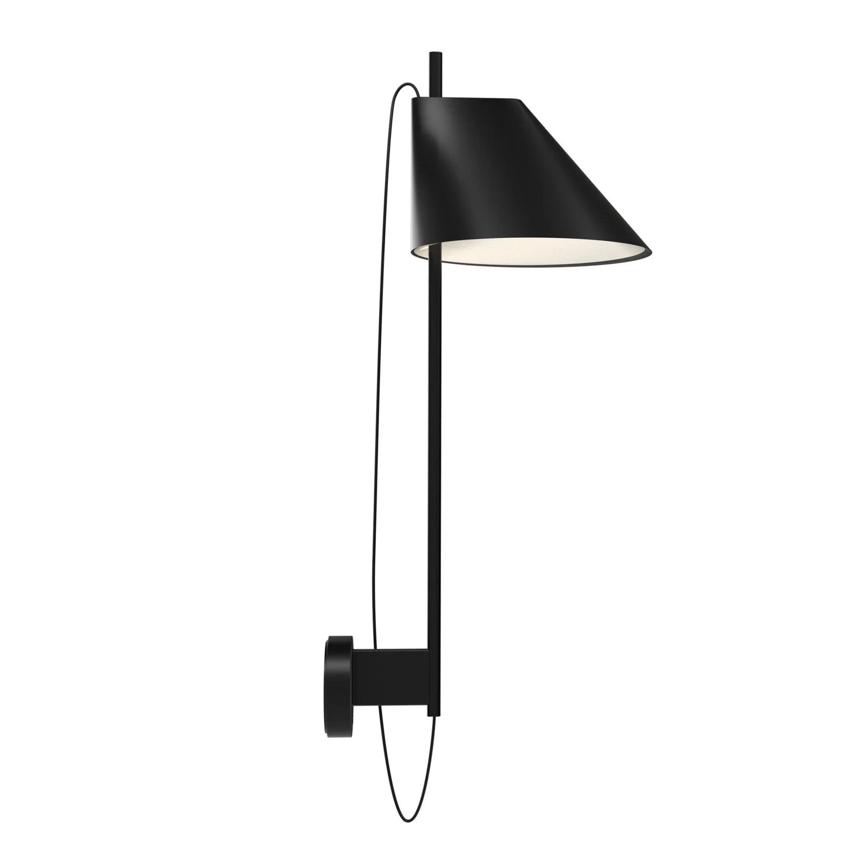 Lampa ścienna YUH czarny