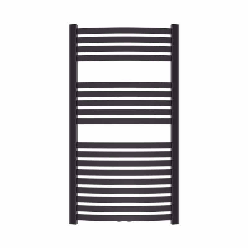 Grzejnik łazienkowy wodny Invena 446 W 540×1000 mm czarny podłączenie osiowe 1 szt