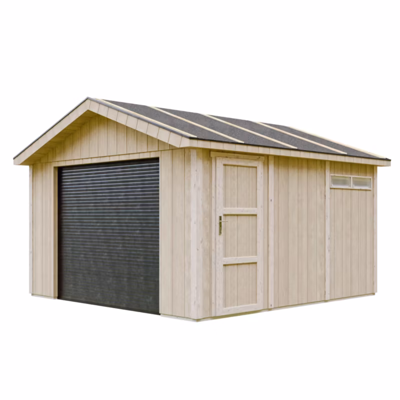 Garaż premium quality Timbela M990B 13 m² konstrukcja z paneli LP Smartside 1 szt.