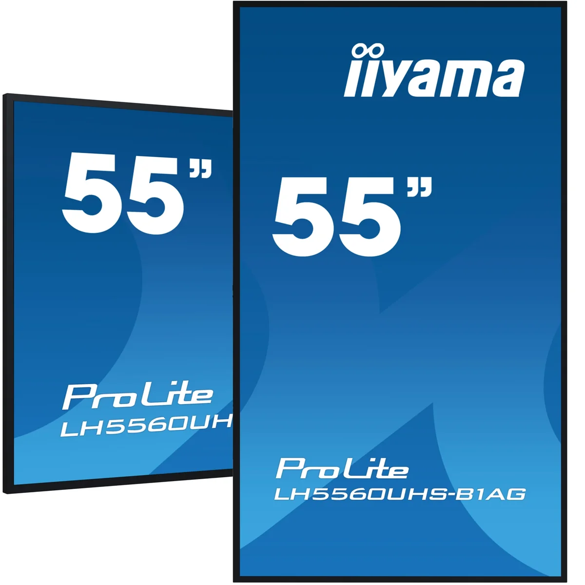 Ekran DigitalSignage iiyama LH5560UHS-B1AG 55″ ELED VA 4K, 500cd/m2, Android11, iisignage2, 24/7, 3xHDMI LH5560UHS-B1AG