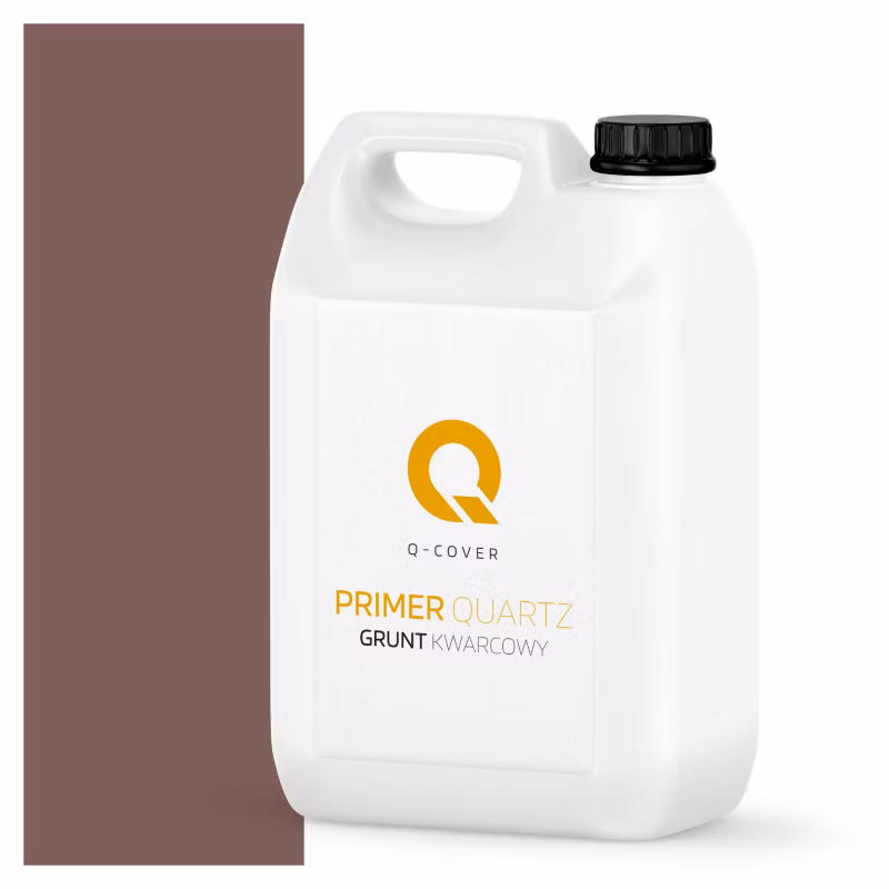 Grunt Kwarcowy pod Tynk Mozaikowy Q-Cover Brązowy ciemny M81 3KG