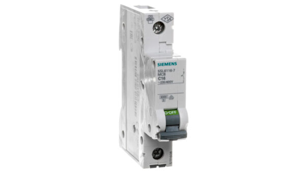 Wyłącznik nadprądowy 1P C 16A 6kA AC SENTRON 5SL6116-7