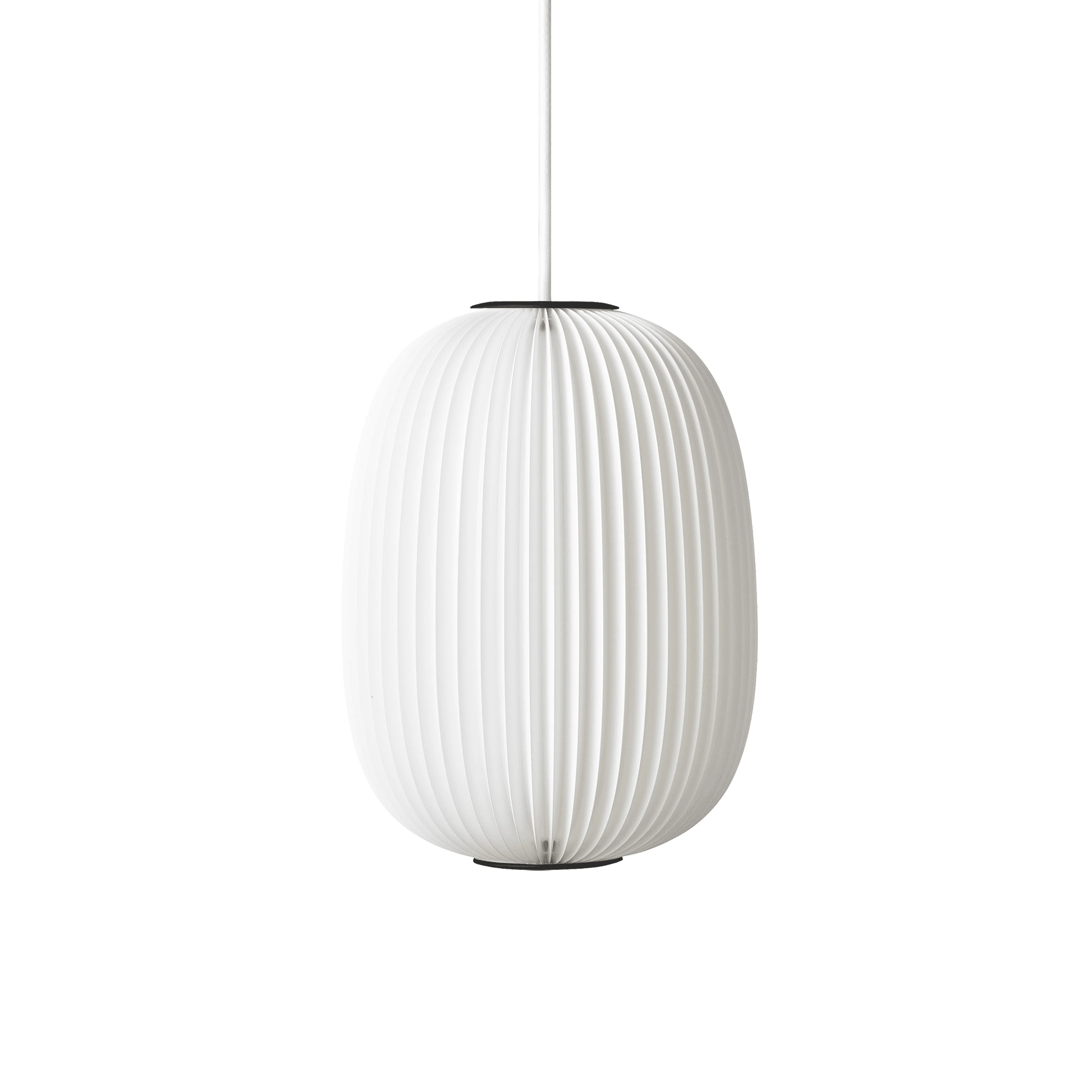 Lampa wisząca MODEL 135 LAMELLA 4 biały z czarnym wykończeniem