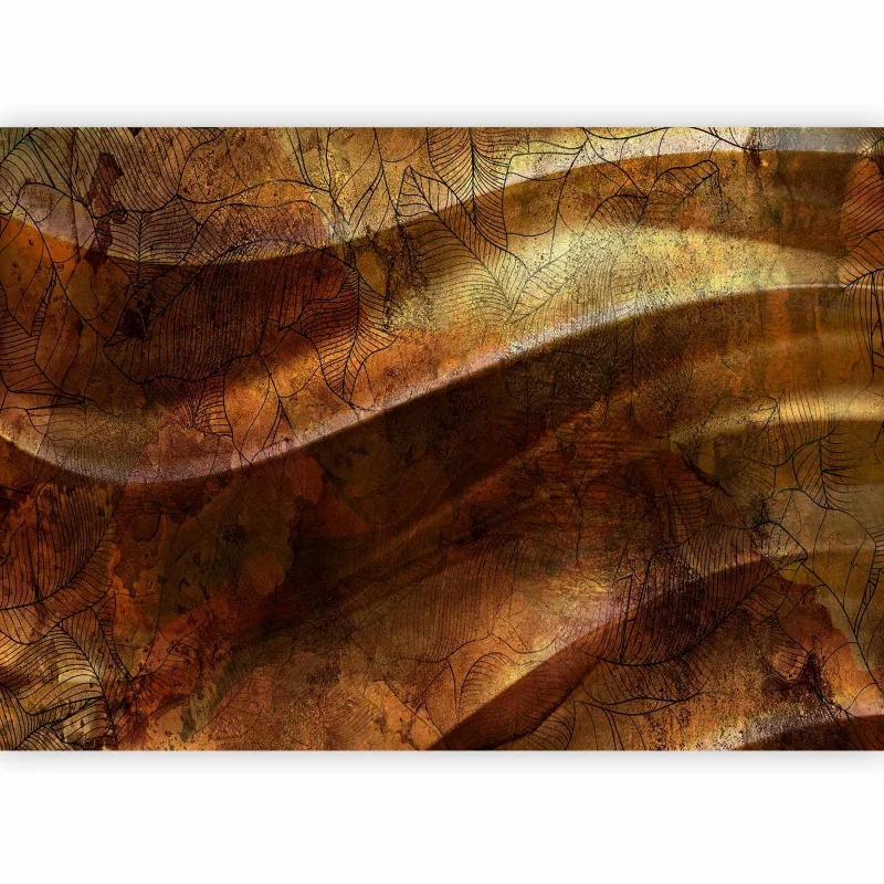Fototapeta flizelinowa Artgeist 110g/m2 Kwiaty brązowa 300×210 (6 części) 0894aa rolka 1 szt