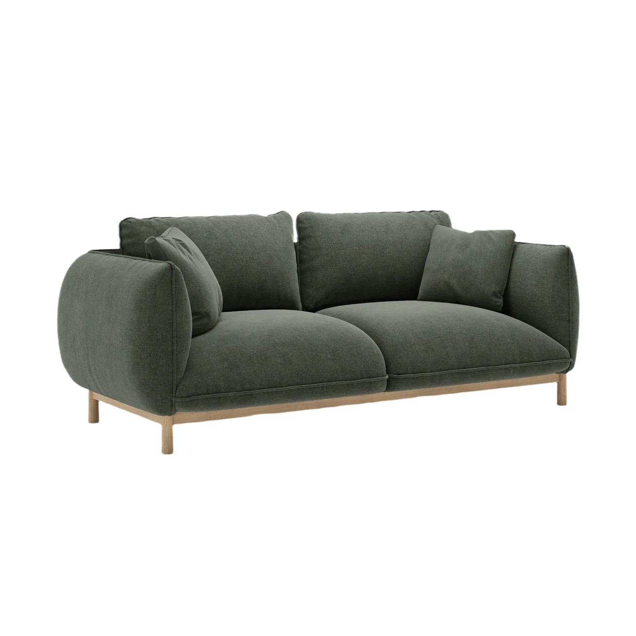 Sofa 2-osobowa ADA zielony szenil