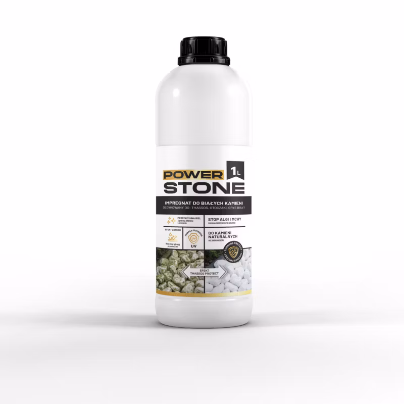 Impregnat do białych kamieni POWERSTONE filtr UV stop algi mchy 1 L