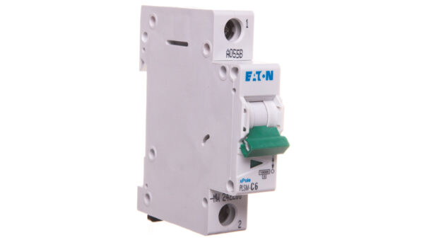 Wyłącznik nadprądowy 1P C 6A 10kA AC PLSM-C6-MW 242200