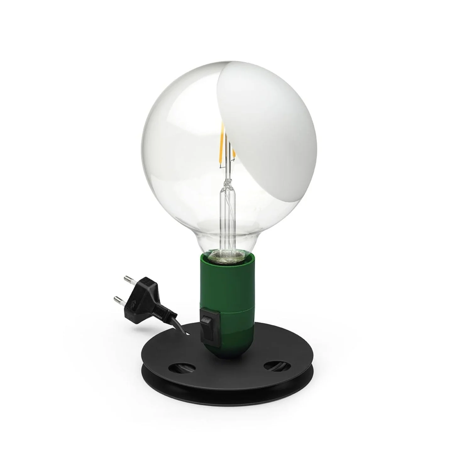 Lampa stołowa LAMPADINA zielony