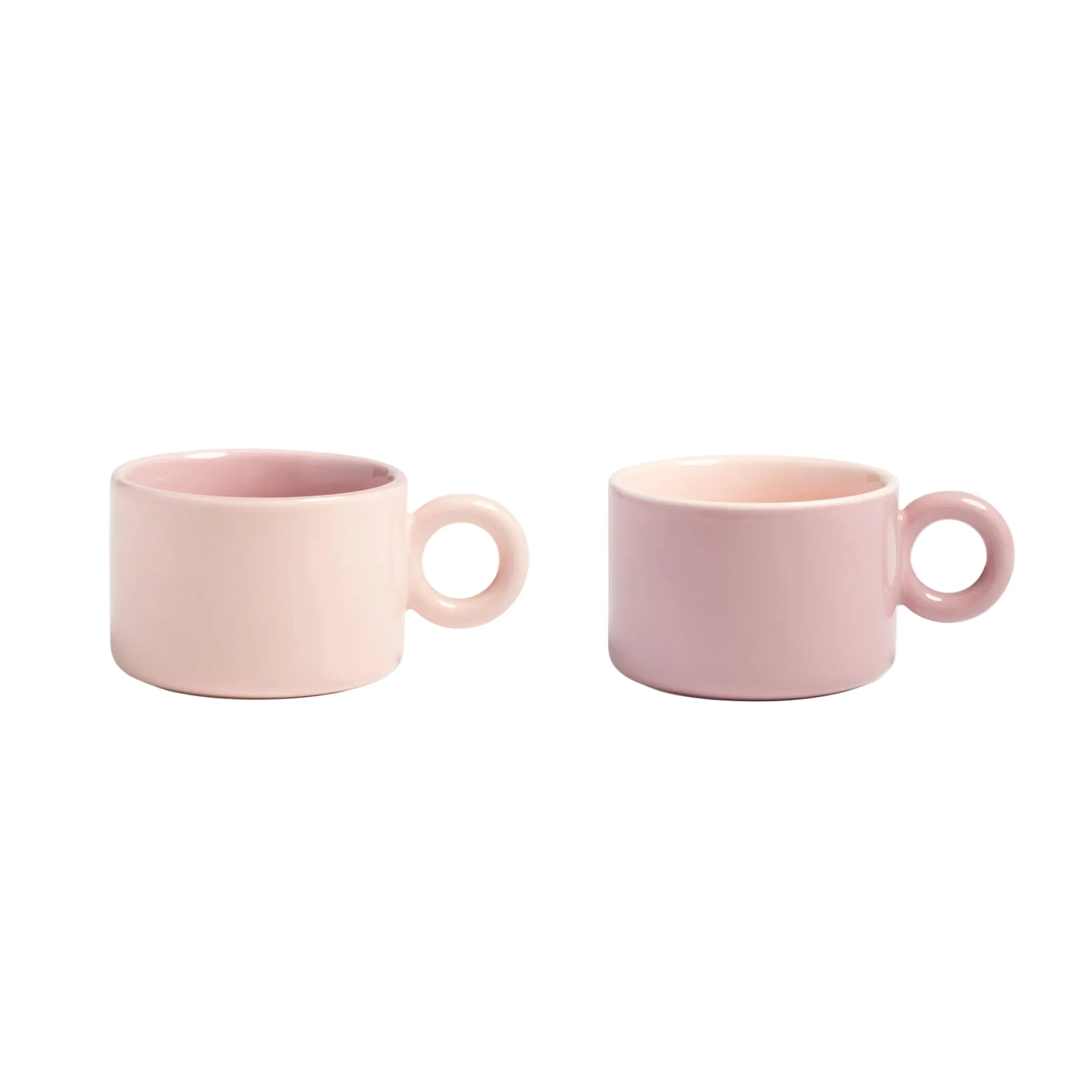 Zestaw filiżanek CHIQUITO różowa porcelana
