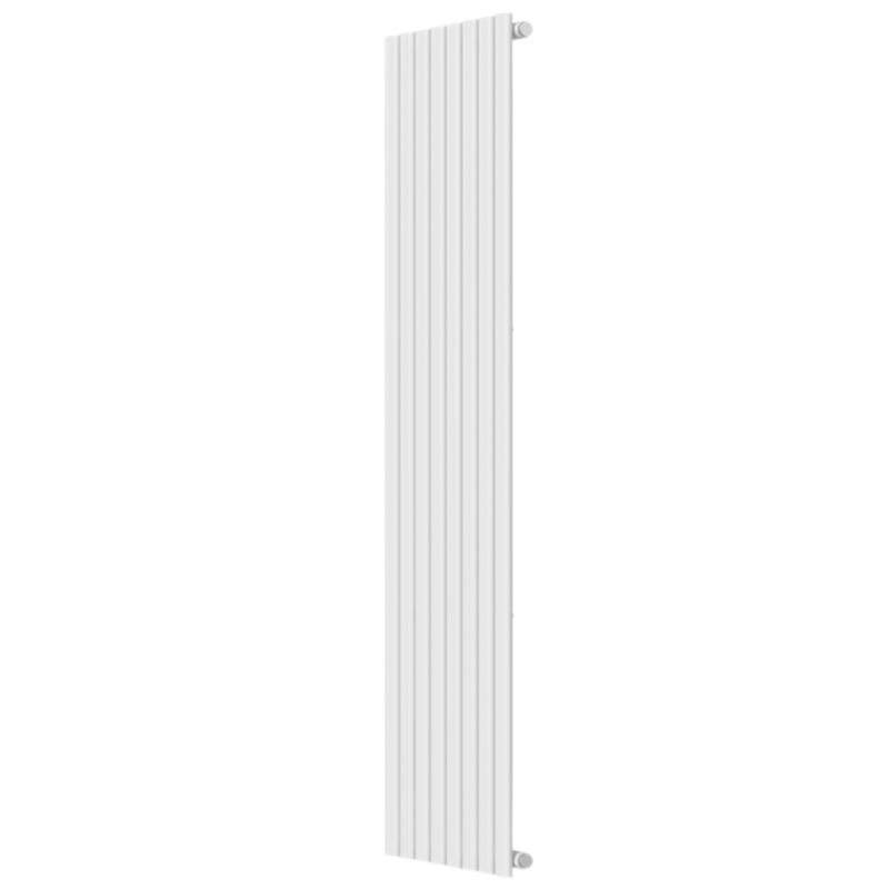 Grzejnik dekoracyjny Invena Duo 1600×480 mm pionowy z zestawem montażowym biały 1 szt