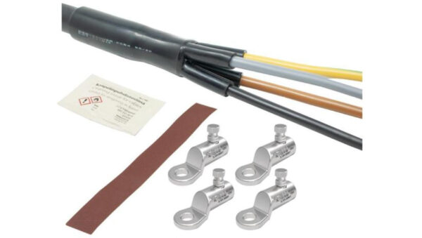 Mufa kablowa termokurczliwa z końcówkami kablowymi ze śrubą zrywalną MSLS240 Al/Cu 4×120-240mm² 1kV 2xśruba Al MSLS2402A12