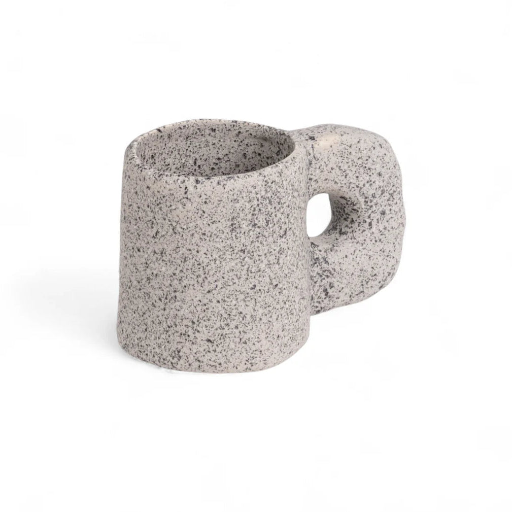 Kubek NEWLITHIC szara porcelana