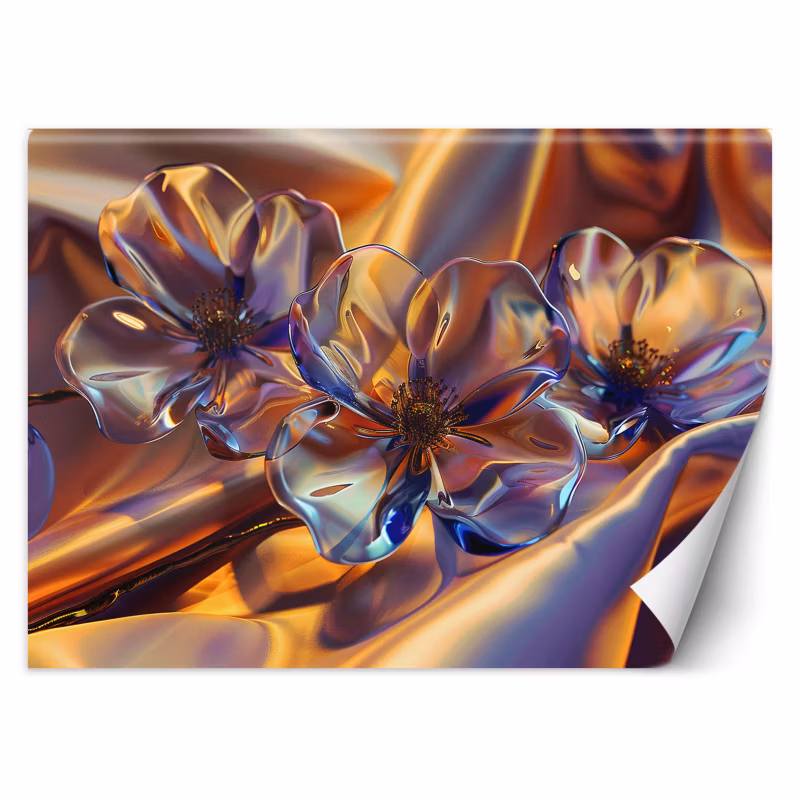 Fototapeta Feeby Szklane kwiaty w jedwabiu 250×175 1 szt