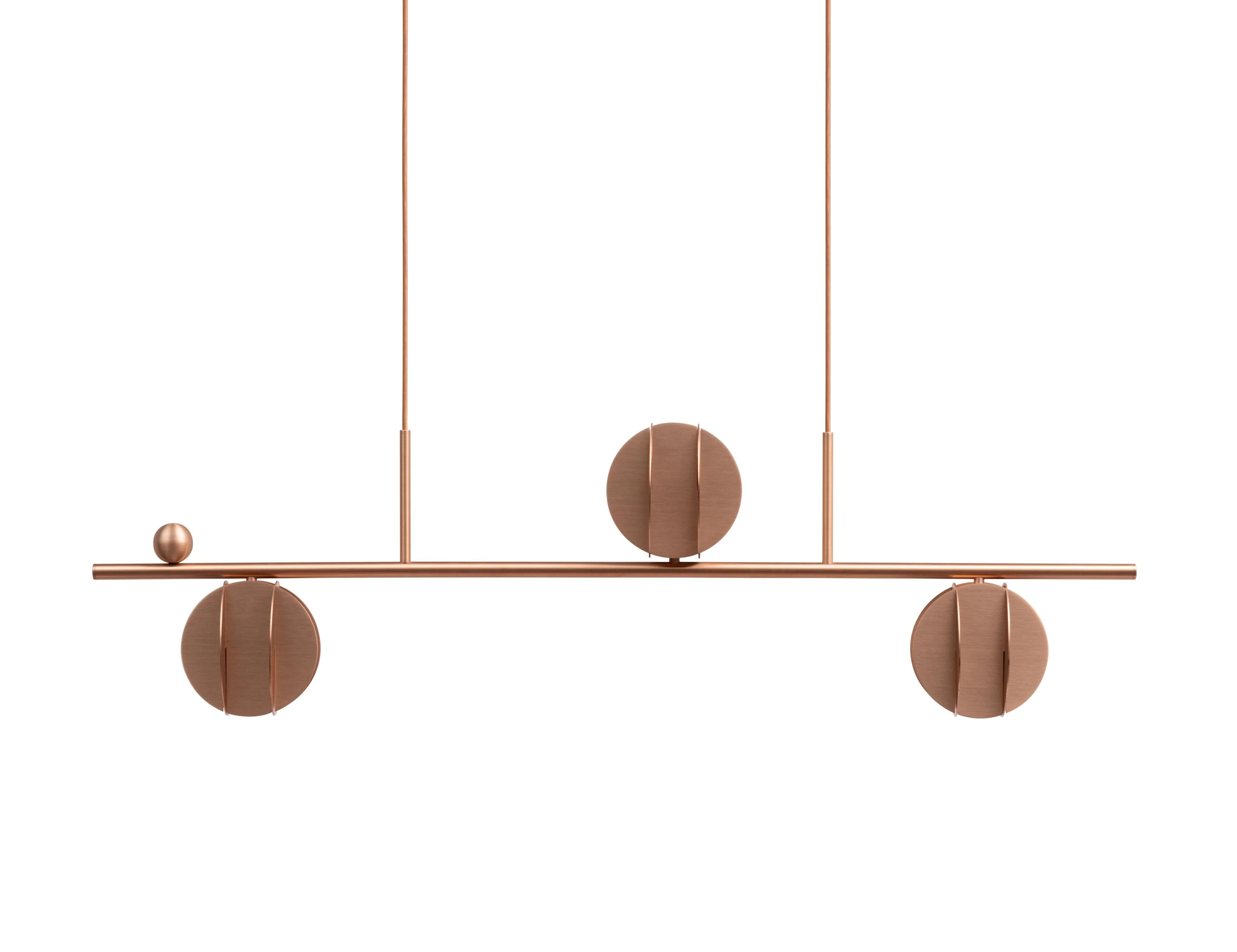 Lampa wisząca EL HORIZONTAL miedź
