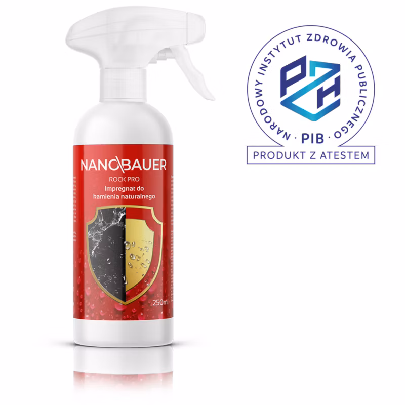 Impregnat do granitu marmuru bazaltu trawertynu łupku NANOBAUER 250ml 1szt