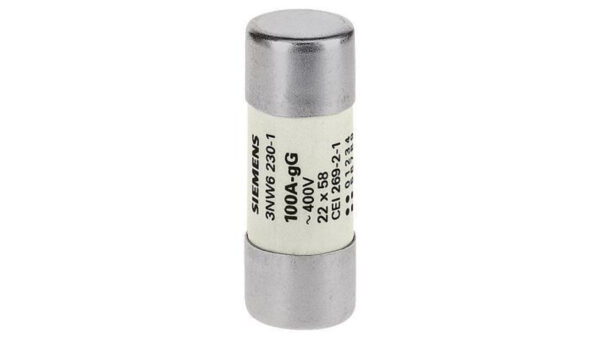 Wkładka bezpiecznikowa cylindryczna gG NFC 22x58mm 500V AC 100A bez wskaźnika 3NW6230-1