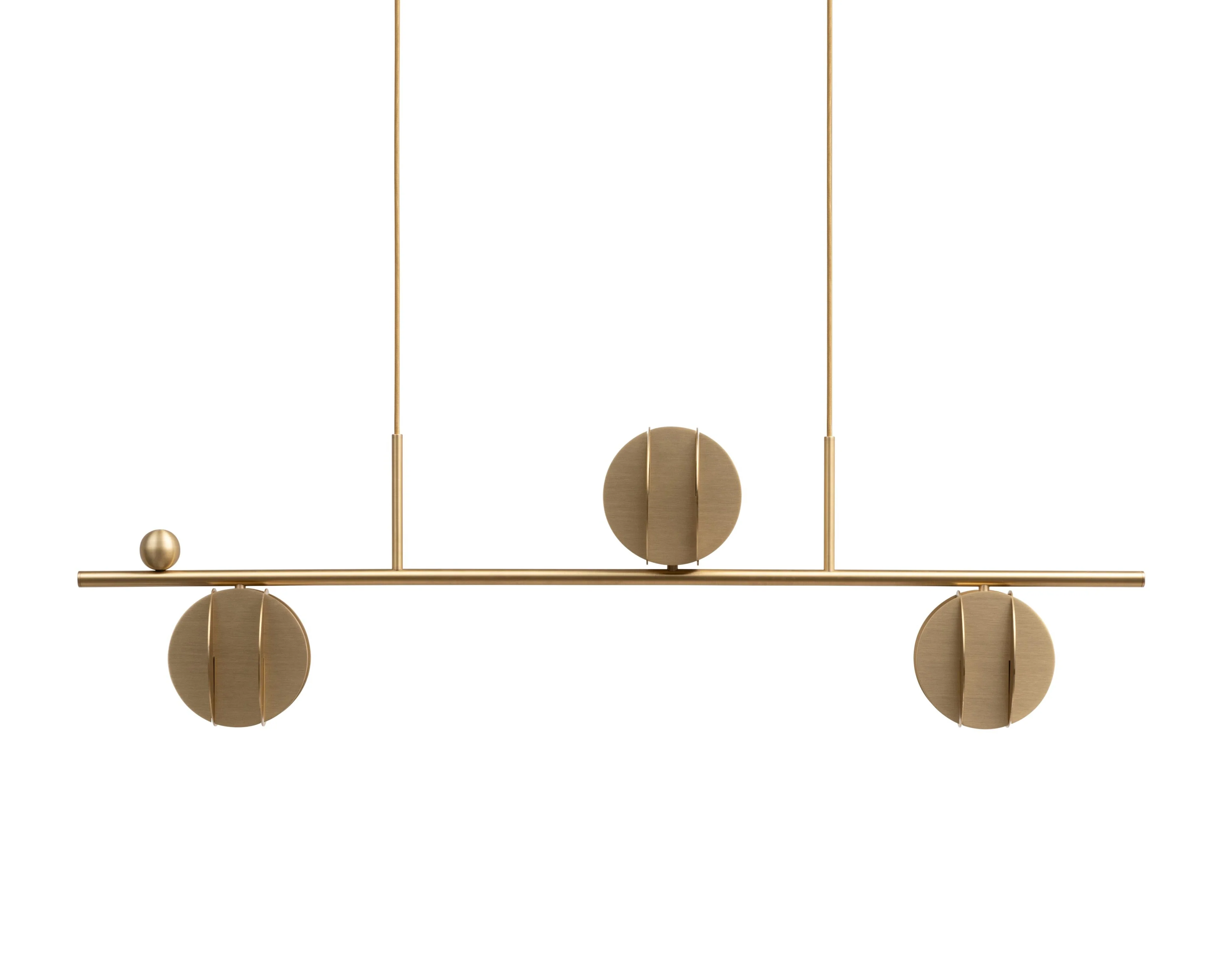 Lampa wisząca EL HORIZONTAL mosiądz