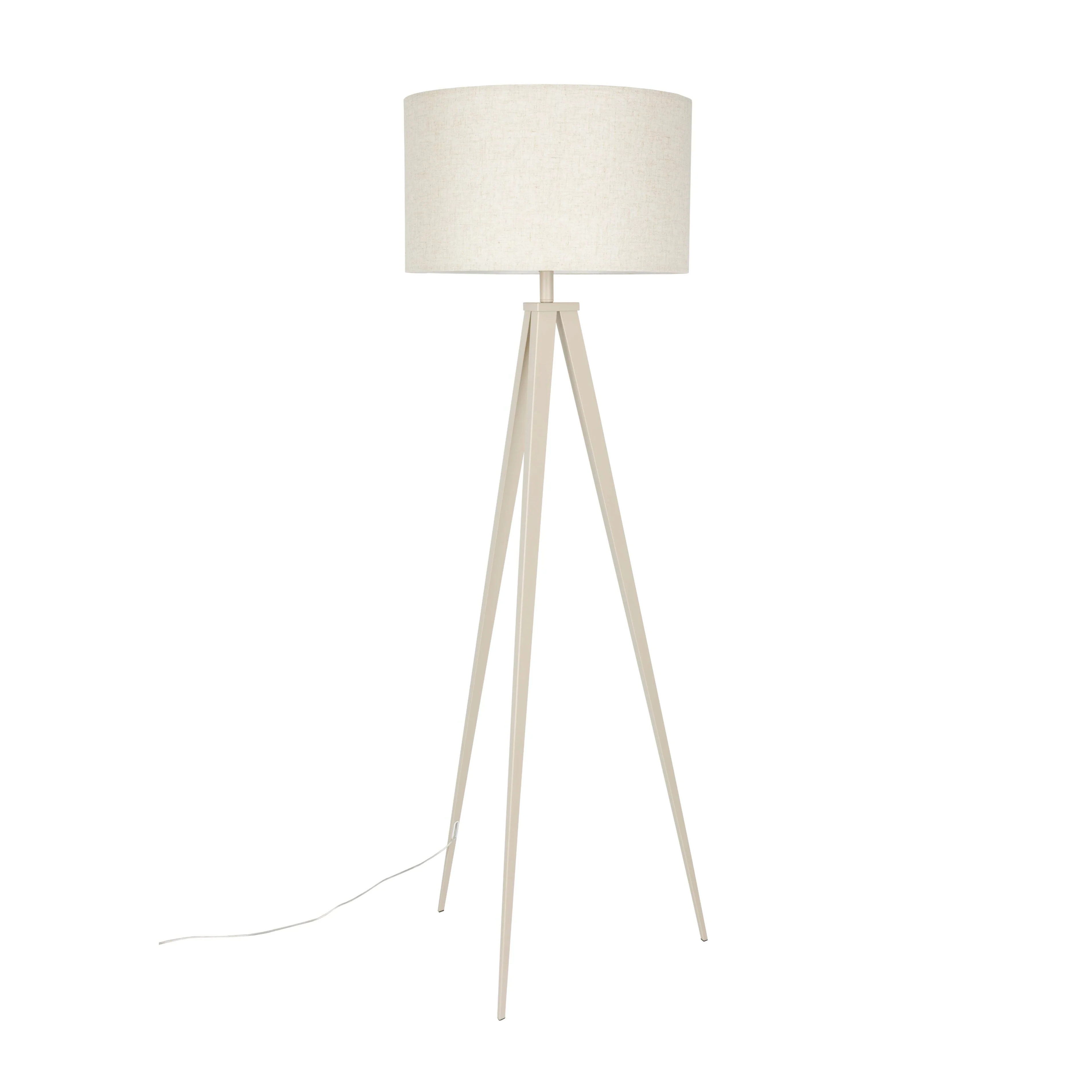 Lampa podłogowa TRIPOD beżowy trójnóg
