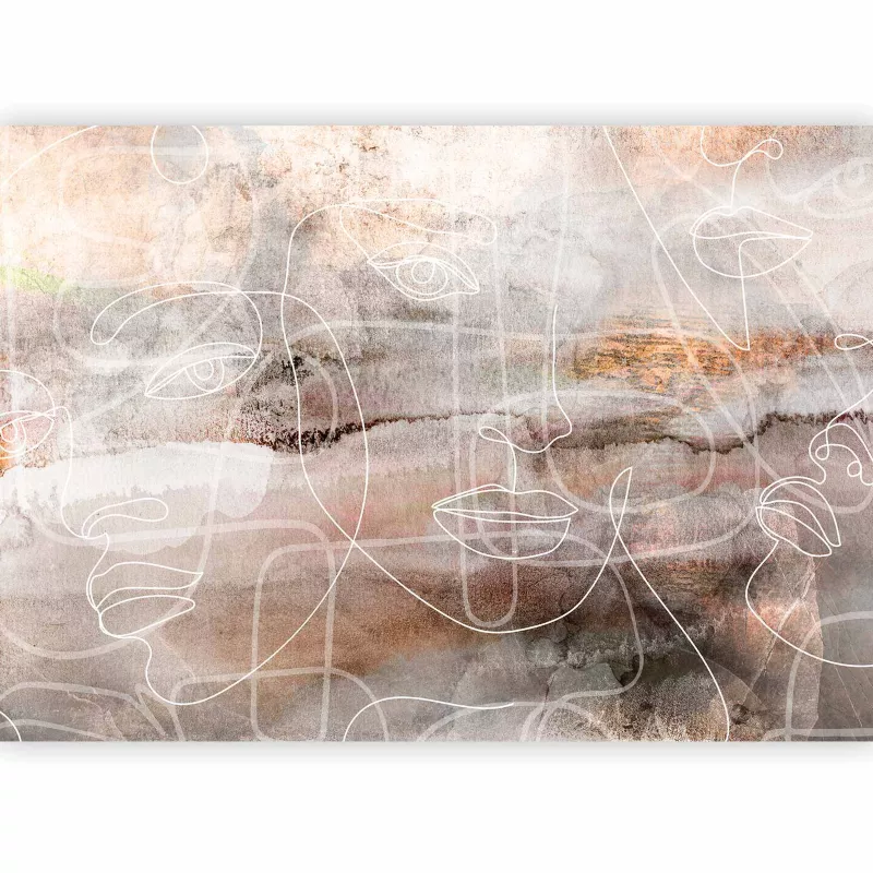 Fototapeta flizelinowa Artgeist 110g/m2 Abstrakcje szara 300×210 (6 części) 10020aa rolka 1 szt