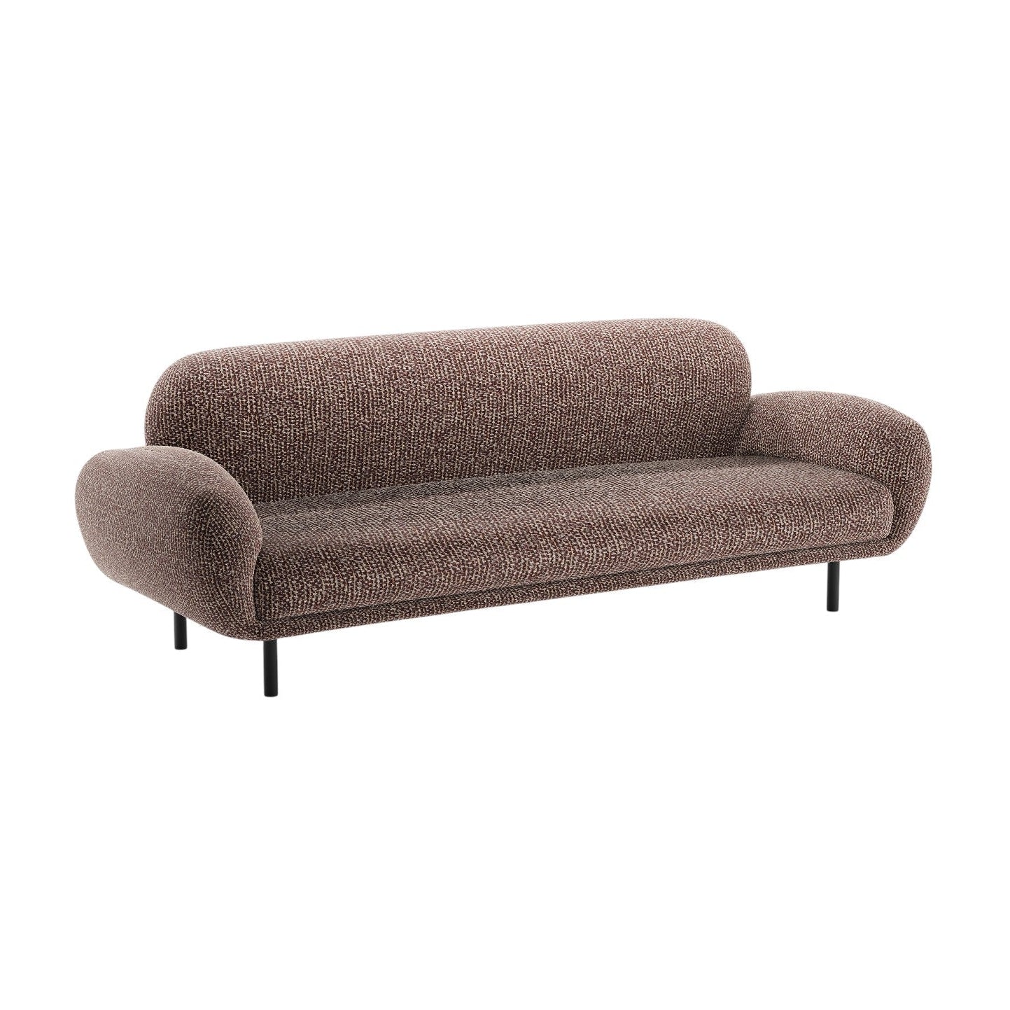 Sofa 3-osobowa POPPY brązowy szenil