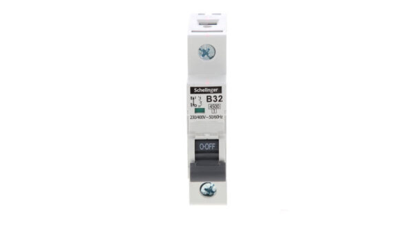 Wyłącznik nadprądowy 1P B 32A 4,5kA AC SCHELINGER A02-G7-1P-B32