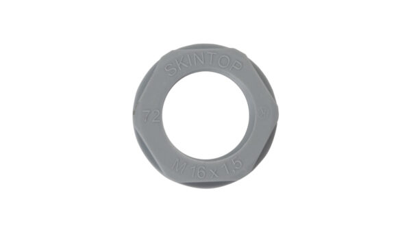 Nakrętka poliamidowa M16 SKINTOP GMP-GL-M 16×1,5 ciemnoszara 53119010 /100szt./