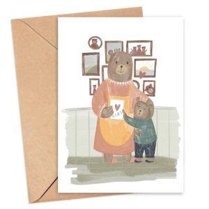 Kartka okolicznościowa – Mama Miś Kartka okolicznościowa – Mama Miś