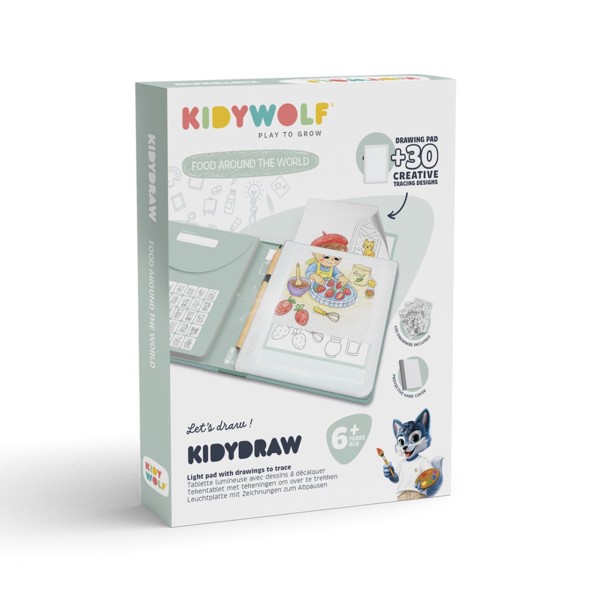 Tablet podświetlany do nauki rysowania Kidydraw Pad